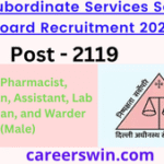 DSSSB Group B, C Various Post Online Form 2025