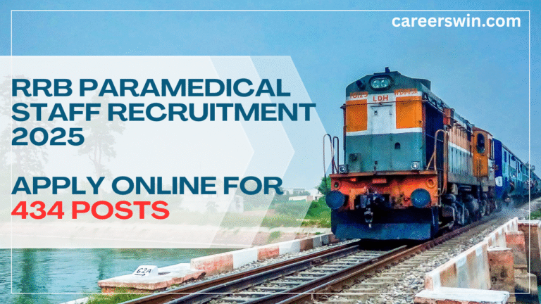 RRB Paramedical Staff Recruitment 2025