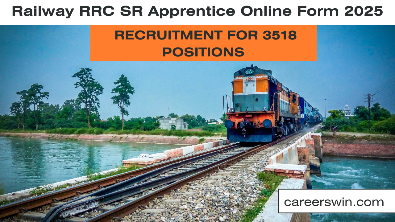 Railway RRC SR Apprentice Online Form 2025